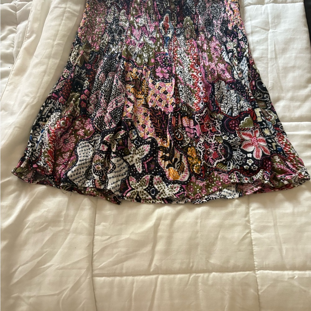 LOFT Multicolor A-Line Skirt - Picture 4 of 4